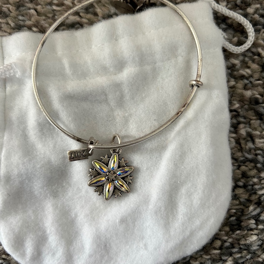 Alex and Ani 2017 Snowflake bracelet